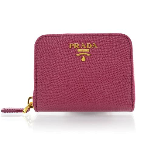 prada zip coin purse